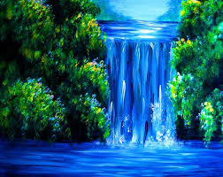 17 Best Ideas About Waterfall Paintings On Pinterest Waterfall Waterfall Paintings Canvas Art Canvas Painting