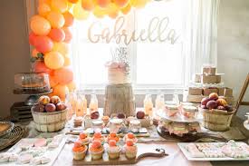 1st birthday prince party decorations gold/silver & blue bow crown cupcake toppers picks,boys baby shower party cake us $1.39. Kara S Party Ideas Sweet Peach 1st Birthday Party Kara S Party Ideas
