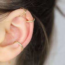4.5 out of 5 stars. Gold Conch Ear Cuff Earring Dainty Single Band Smooth Faux Etsy Ear Cuff Earings Ear Cuff Cuff Earrings
