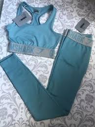 Ladies Womens Gymshark Workout Gym Outfit Sports Bra Leggings Set Size Xs New Ebay