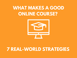 Online im aktuellen prospekt vom real markt blättern und sparen. What Makes A Good Online Course 7 Real World Strategies Techsmith