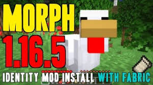 Jul 30, 2020 · morphing mod 1.12.2/1.7.10 (morph) allows the player to morph into any mob after killing it. Identity Mod 1 16 5 Minecraft How To Download Install Morph Mod 1 16 5 With Fabric On Windows Youtube