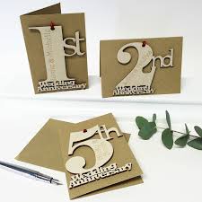 Your card design should be impressive and attractive that will affect the receiver and leave a big smile on their face. Personalised Anniversary Card By Hickory Dickory Designs Notonthehighstreet Com