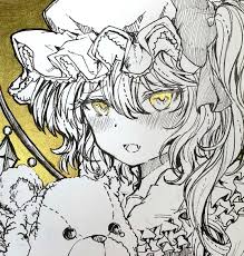 同人手描きイラスト 東方Projectモノクロの魅力