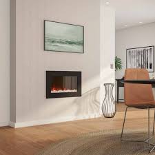 Durable — made from mdf and particleboard. Cambridge Callisto Flat Panel Electric Wall Mount Electric Fireplace Fireplacess Com