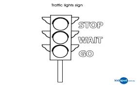 Road safety activity for toddlers chronicles of yoyo. Traffic Lights Kids Activities Colouing Pages