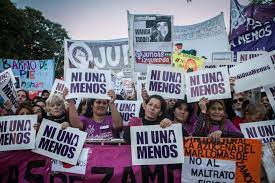 The first march of #niunamenos en buenos aires, june 2015 | © anitaad. Demonstrators In Buenos Aires At The Rally Ni Una Menos June 3rd 2015 Credit Courtesy Of Ni Una Menos Women Across Frontiers Magazine