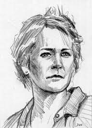 Carol From The Walking Dead Aceo Sketch Card By Jeff Ward Desenho Desenhos Gemeos