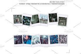 Polaroid Header Footer Layout Mockup By Sweetmango On Creativemarket Facebook Cover Photo Template Social Media Template Business Card Logo