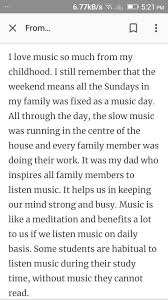 The ultimate source of music information by allowing anyone to contribute. Essay On Role Of Music In Our Lives Brainly In