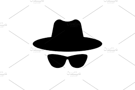 Agent Icon Spy Sunglasses Hat Spy Sunglasses Icon Glass Logo