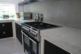keuken inspiratie muur in betonlook door eblezer keuken inspiratie keuken achterwand keuken idee