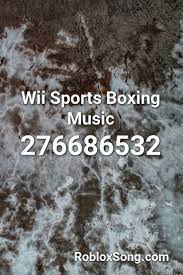 Fresh but funny roblox id. Wii Sports Boxing Music Roblox Id Roblox Music Codes Wii Sports Sport Boxing Wii