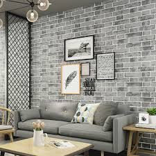 Making your own brick wall you'll achieve a homey feel in the room and even the simplest design will be unique and original. Grey Modern Vintage Textured Brick Wall Paper Wallpaper Roll Bedroom Living Room Home Decoration Orange White Blue Buy Modern Wallpaper Brick Wallpaper Product On Alibaba Com