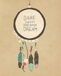 Dare Sweet Dreamer Boho Tribal Typographic Print Dreamcatcher Dorm Room Graduates Baby Shower Graduation Gift Dream Catcher Quotes Beautiful Dream Catchers Dream Catcher