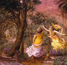Bhakti Art Spiritual Krsna Art Iskcon Paintings Giclee By Syamarani Dasi Jadurani Dasi Krishna Art Krsna Calling The Gopis In 2019 Radha Krishna Photo Krishna Radha Lord Krishna