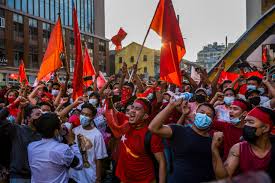 In all, 98 have been arrested in the past six months. Internet Access Complicates The Coup In Myanmar The New Yorker