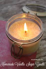 Homemade Vanilla Sugar Candle This Easy To Make Homemade Vanilla Sugar Candle Is Really Sweet Th Making Candles Diy Diy Candles Scented Candle Scents Recipes