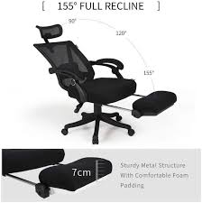 Hbada Reclining Office Desk Chair Adjustable High Back Ergonomic Computer In 2020 Office Chair Desk Chair Home Office Chairs