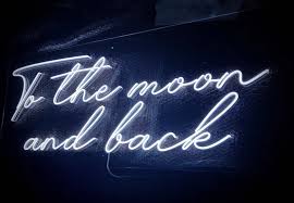 To The Moon And Back Led Neon Sign Unique Wedding Gift For Etsy In 2020 Neon Signs Custom Neon Signs Create Sign