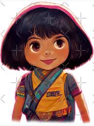 Imán for Sale con la obra «Dora la exploradora» de mayza-shop