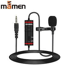 Mamen Lavalier 3 5mm Audio Video Record Lapel Microphone For Iphone Android Mac Vlog Mic For Dslr C In 2020 Bluetooth Wireless Earphones Dslr Camera Wireless Earphones