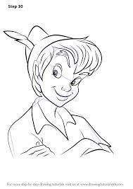 Learn How To Draw Peter Pan Face (Peter Pan) Step By Step : Drawing  Tutorials | Peter Pan Drawing, Peter Pan Art, Disney Paintings