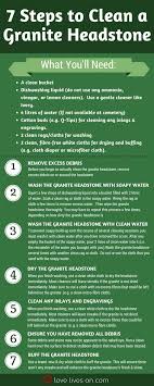 How To Clean A Headstone The Ultimate Guide Cleaning Hacks How To Clean Granite Deep Cleaning Tips