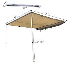 Homgrace Car Side Awning Tent Shelter Outdoor Camping Car Tent Vehicle Awning Antiuv Waterproof Shelter Family Picn Family Tent Camping Car Tent Camping Canopy