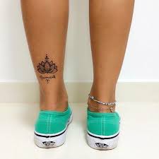 Tattoos On Instagram In Love With This Lotus Flower On Larissayumii Follow My 2nd Account For Bigger Tattoos In Tattoos Back Tattoo Back Of Ankle Tattoo