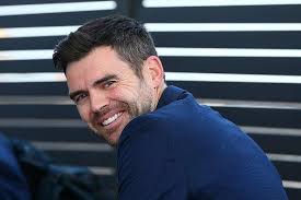 James anderson shows off his new hairstyle. Facebook
