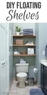 Diy Floating Shelves Love These For Extra Bathroom Storage Efficientmomma Shelves Bathroom S Floating Shelves Diy Floating Shelves Bathroom Towel Storage