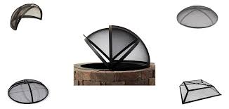 Spark screens help keep hot embers from sparking or popping out of the fire and landing on the ground, or on loved ones. Fire Pit Screens