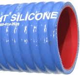 Corrugated Blue Very Hi Temperature Silicone Rubber Wet Exhaust Hose