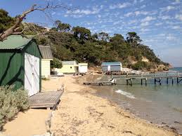 Boat Houses At Shelley Beach Portsea Mornington Peninsula Portsea Morningtonpeninsula Victoria Travel Beaches Shelleyb Beach Hut Beach Travel Experience