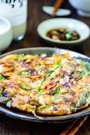 Haemul Pajeon Seafood Scallion Pancake Korean Bapsang