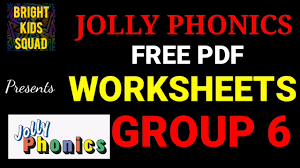 Each section can also be cut up into individual letter sounds and used separately. Free Pdf Worksheets Download Jolly Phonics Group 6 Jollyphonicsworksheetsgroup6 Youtube