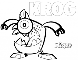 Series 1 my little corner. Mixels Coloring Pages Free Printable Coloring Pages For Kids