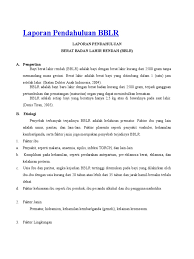 Check spelling or type a new query. Laporan Pendahuluan Bblr