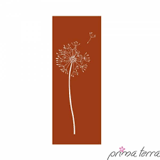 Edelrost Sichtschutzwand Pusteblume Prima Terra In 2020 Edelrost Sichtschutz Sichtschutzwande Edelrost