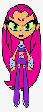 Image Transparent Starfire By Cencerberon On Deviantart - Teen Titans Go  Starfire Vector Transparent PNG - 1024x2633 - Free Download on NicePNG