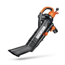 Black And Decker Electric Leaf Blower And Vacuum Worx Trivac Blower Mulcher Yard Vacuum Wg500 2 Electric Leaf Blowers Blowers Mulching