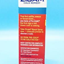 What Does Zicam Nasal Spray Do