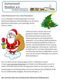 Wurfzettel an nachbarn wegen feier : Rosebeck Archiv