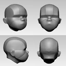 Artstation Simplified Heads Mahan Amin 3d Modeling Tutorial Zbrush Anatomy For Artists