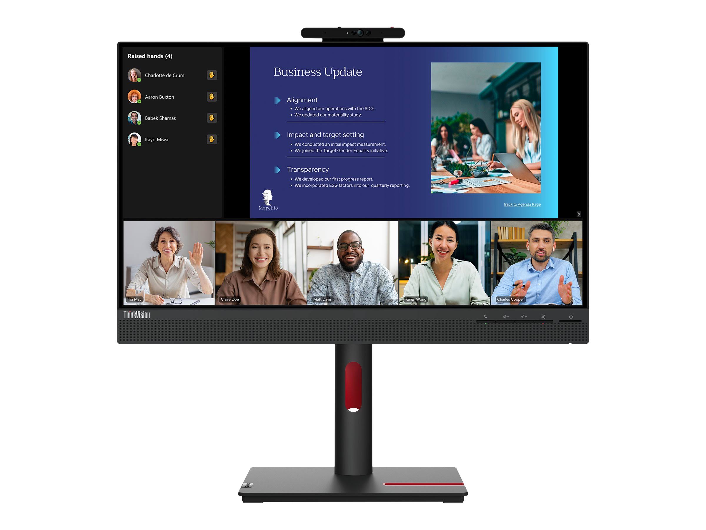 Lenovo ThinkVision T24v-30 LED Monitor 63d8mar3us