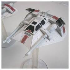 Star Wars Snowspeeder Paper Model Paper Models Star Wars Origami Paper Toys