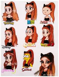 Comment dessiner une trousse kawaii etape par etape dessins kawaii facile. My Stylechallenge Inspired In Ariana Grande Ariana Grande Drawings Art Style Challenge Cute Disney Drawings