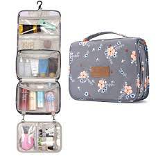 Find designer toiletry bags up to 70% off and get free shipping on orders over $100. Toiletry Bag For Women Large Hanging Travel Makeup Bag Water Resistant For Toiletries Cosmetics Brushes Gray Buy Online In Burkina Faso At Burkinafaso Desertcart Com Productid 173763039