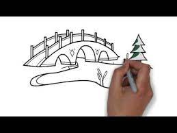 Thanks for watching our channel. How To Draw A Bridge Scenery Golden Gate Bridge Easy Drawing By Art Tv Youtube